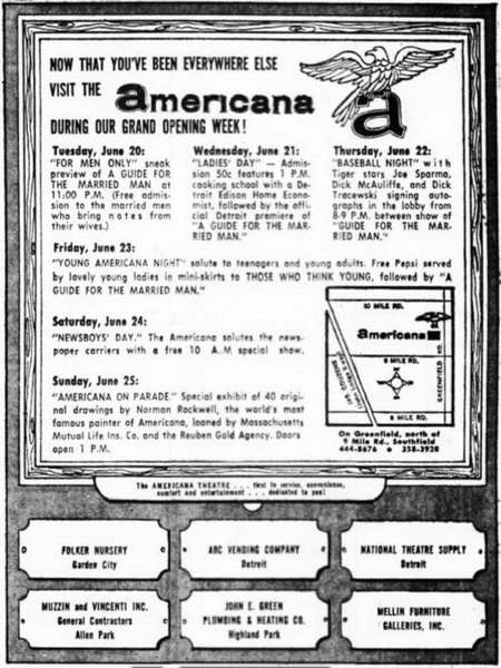 Americana Theatre - 1967-06-18 AD